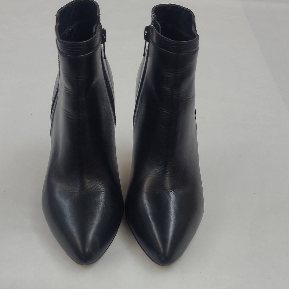 Coach Black Leather Pointed Toe Boots Size 7.5 ***See Description*** - Picture 2 of 11